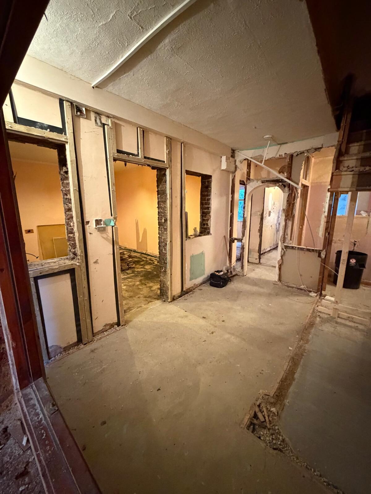 Full property strip-out and first fix, London & Essex